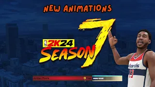 All the New Animations in Season 7 | NBA 2K24