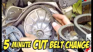 How to Replace a CVT Drive Belt in Under 5 Minutes - Polaris RZR XP Turbo - SXS/UTV/ATV