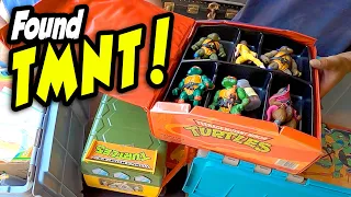 VINTAGE Teenage Mutant Ninja Turtles collection in the $3,500 locker bought at auction. SURPRISE!