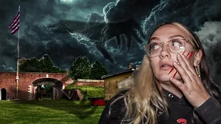 I WAS SCRATCHED BY A GHOST?!?  | Haunted Fort Mifflin (SCARY)