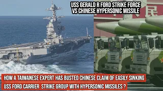 Busted - 24 Chinese hypersonic missiles can sink #USSGeraldRFord strike force !