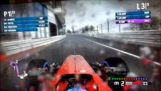 F1 2012 - 5 Lap Monaco GP in Heavy Rain