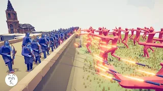 Ranged Units on Walls vs Red Titans TABS Map Creator Totally Accurate Battle Simulator