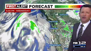 First Alert Wednesday evening FOX 12 weather forecast (5/17)