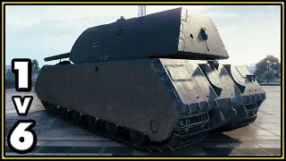 Maus - 11642 Damage - 1 vs 6 - World of Tanks Gameplay