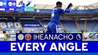 EVERY ANGLE | Kelechi Iheanacho (first goal) vs. Sheffield United | 2020/21