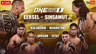 ONE Friday Fights 9: Eersel vs. Sinsamut II | LIVE STREAM | MMA & MUAY THAI Lumpinee FIGHT COMPANION