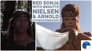 Red Sonja with Brigitte Nielsen and Arnold Schwarzenegger