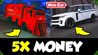 NEW GTA ONLINE WEEKLY UPDATE OUT NOW! (BRAND NEW CAR, 5X MONEY & LIMITED TIME ITEMS!)