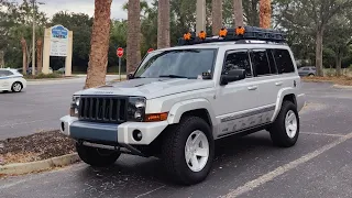 Jeep Commander Gets New Headlights And Grill Mod!!