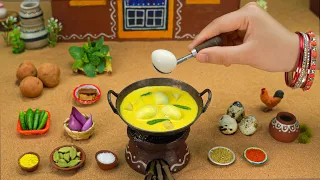 Miniature Egg Aloo Korma Recipe | Aloo Ande Ka Korma | Egg Potato Curry | Tiny Foodkey