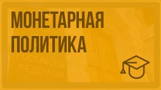 Монетарная политика. Видеоурок по обществознанию 11 класс