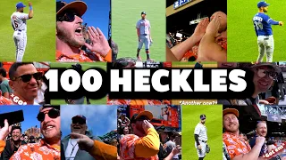 Our First 100 MLB Heckles!