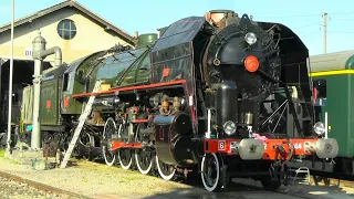 Firing-Up an Old STEEL GIANT | Oil Burning Steam Locomotive SNCF Mikado 141.R.1244