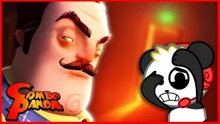 Scary Hello Neighbor on Halloween Challenge  Let's Play with Combo Panda