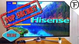 Secret Menu! on the Hisense 55U7A ULED HDR 4K TV  😱