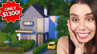 I built this house for only $1,300  (The Sims 4)