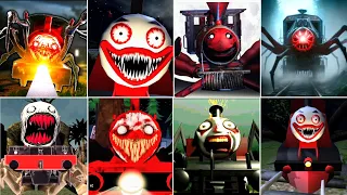 Choo Choo Charles Type Of Mobile Android Version Games Death Caught Jumpscares Comparison
