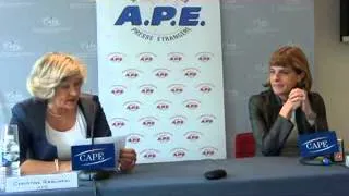 Rencontre avec Anne LAUVERGEON, le mardi 19 juin 2012 à 11h30