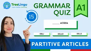 Italian Grammar Quiz A1 - Partitive Articles 🇮🇹 | Learn Italian naturally