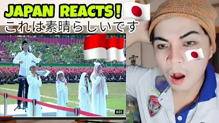 Orchestra Shalawat Asyghil di Puncak Satu Abad NU [JAPANESE REACTION]