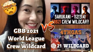 Sarukani vs 4thGas - Grand Beatbox Battle 2021 World League Crew Wildcard - fan reaction