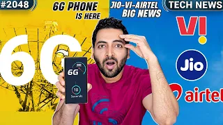 Jio-Airtel-Vi Big News,6G Phone Is Here,realme GT 6 Series India,Oneplus Nord 4 India,Foldable iPad,