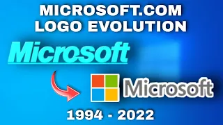 Microsoft Logo Evolution | Microsoft.com Logo Evolution (1994-2022) | Factonian