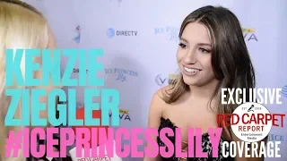 Kenzie Ziegler Interviewed at DIRECTV's Ice Princess Lily Premiere #VivaKids