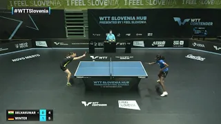 Selena Selvakumar vs Sabine Winter | WTT Contender Novo Mesto 2021 | WS | Qual