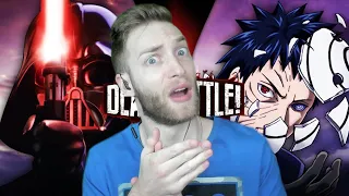 OBITO CAN DO WHAT?!!?! Reacting to "Darth Vader VS Obito Uchiha Death Battle"