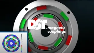 Working principle of DST permanent magnetic coupling