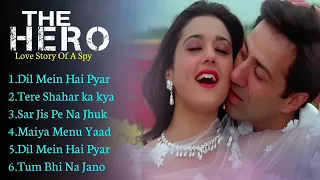 The Hero Love Story of A Spy Movie All Songs || Audio Jukebox || Sunny Deol & Priyanka,Preity