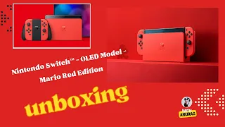 Nintendo Switch Oled 2024 | Mario Red Edition | Unboxing | ASMR Unboxing! 🎮📦 Limited Edition