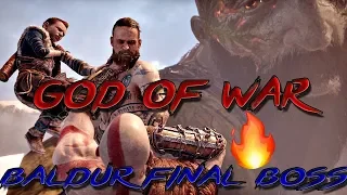 God of War 4 - Baldur Final Boss & ENDING (God of War 2018) PS4