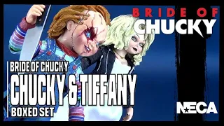 NECA Bride of Chucky Ultimate Chucky and Tiffany | Video Review HORROR