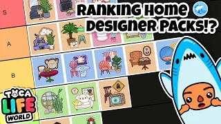 Toca Life World | Ranking Every Home Designer Pack!? 🏡 | Toca Boca