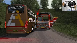 Angry Leyland Lorry Driver stops his truck In middle of the road | High Traffic jam | ETS2 India
