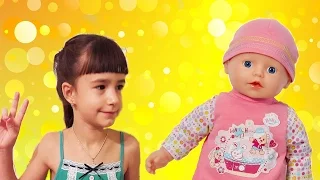 Вита Как МАМА БЕБИ БОН ПЛАЧЕТ мокрый подгузник / BABI BON BORN DOLL