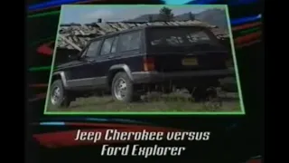 Jeep Cherokee vs Ford Explorer - Top Gear 1993 Jeremy Clarkson
