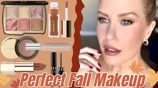 PERFECT FALL MAKEUP LOOK FOR BEGINNERS/MATURE SKIN/HOODED EYES