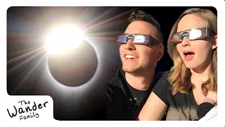 EMOTIONAL TOTAL SOLAR ECLIPSE!! *we cried* | The Wander Family