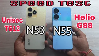 Narzo N53 vs Narzo N55 Speed Test Comparison?