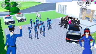 Mobil Polisi Hilang Dicuri 😱 | Pasukan Polisi Genji Datang Menyergap ‼️ | Sakura School Simulator