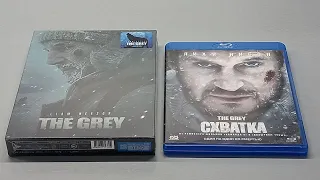 СХВАТКА - THE GREY - 2011 - Blu-ray - STEELBOOK - NOVA MEDIA - Liam Neeson - Dermot Mulroney