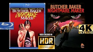 BUTCHER BAKER NIGHTMARE MAKER (1983) 4K Ultra HD VS. 2021 Bluray Comparison @SeverinFilms