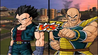 GT Vegeta vs Nappa Budokai Tenkaichi 4