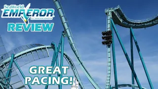 Emperor Review, SeaWorld San Diego B&M Dive Coaster | Best Paced Dive Machine!