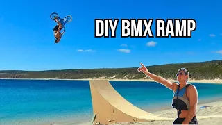 BMX Ramp Launches Me Into OCEAN!