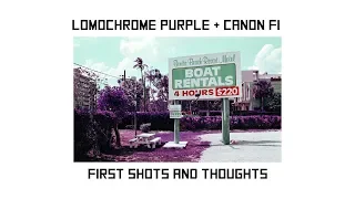Lomochrome Purple + Canon F1 in Florida [POV]